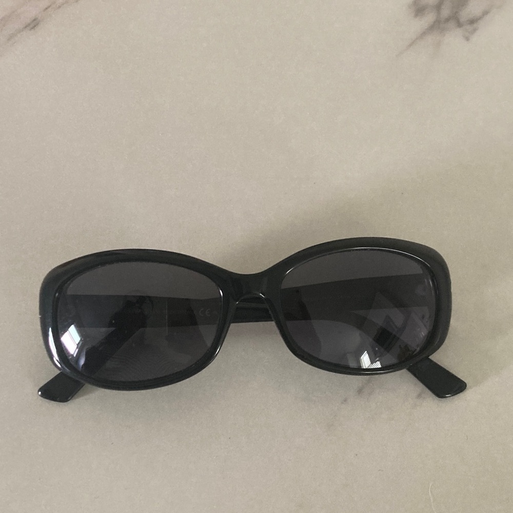Giorgio Armani Black Women's Oval Sunglasses